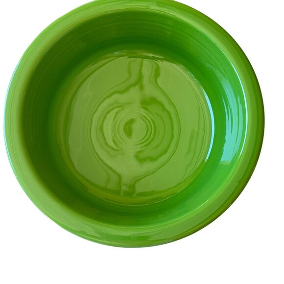 Fiestaware Shamrock Green pedestal serving bowl set of 2 Discontinued vegetables - Picture 8 of 10